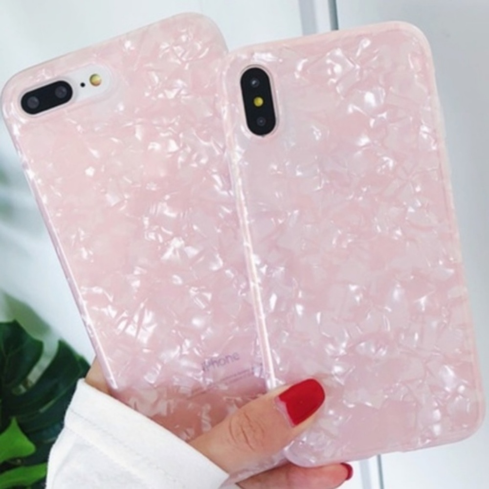 NEW iPhone 7/8 Pink Conch Shell Case - Picture 2 of 3